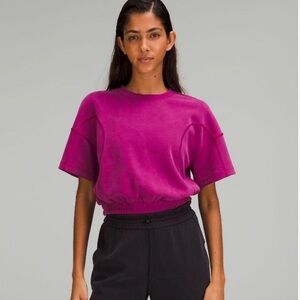 lululemon athletica Fuchsia Crop Top